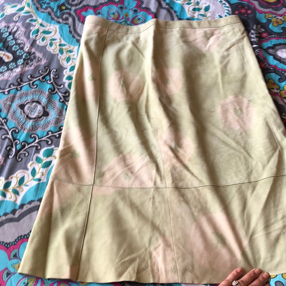 Suede Tahari Skirt